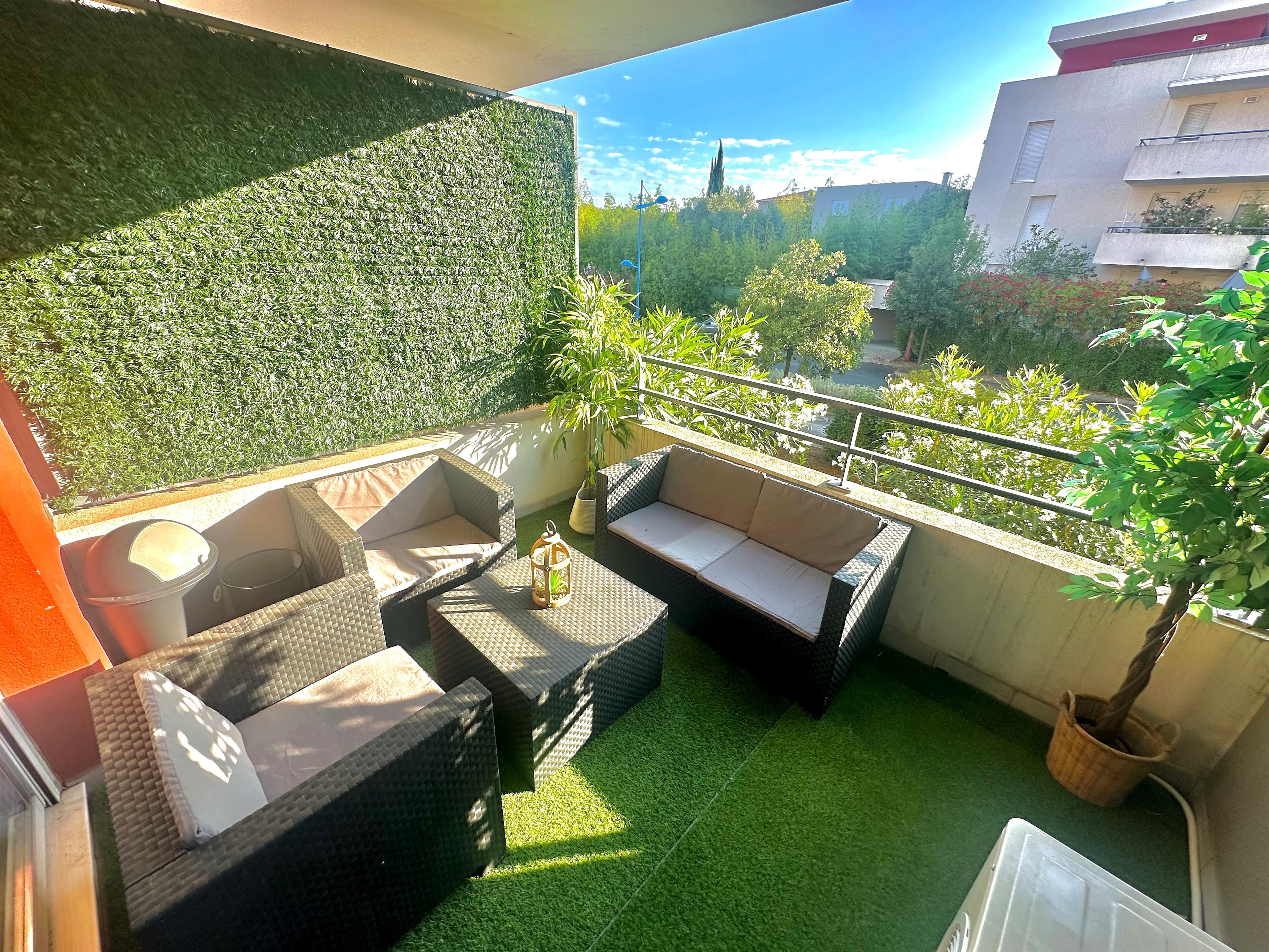 Charmant T2 avec terrasse aménagée et climatisation - Le Crès - visuel 1